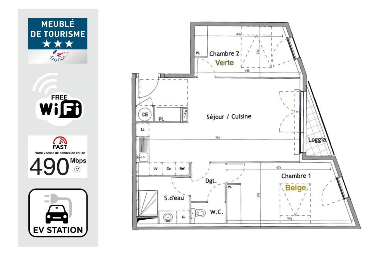 Jungle Montpeul: Urban Oasis with Fiber Wi-Fi and Loggia Apartment Montpellier Exterior photo